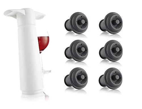 Wine Pump with 6 Vacuum Bottle Stoppers S717
