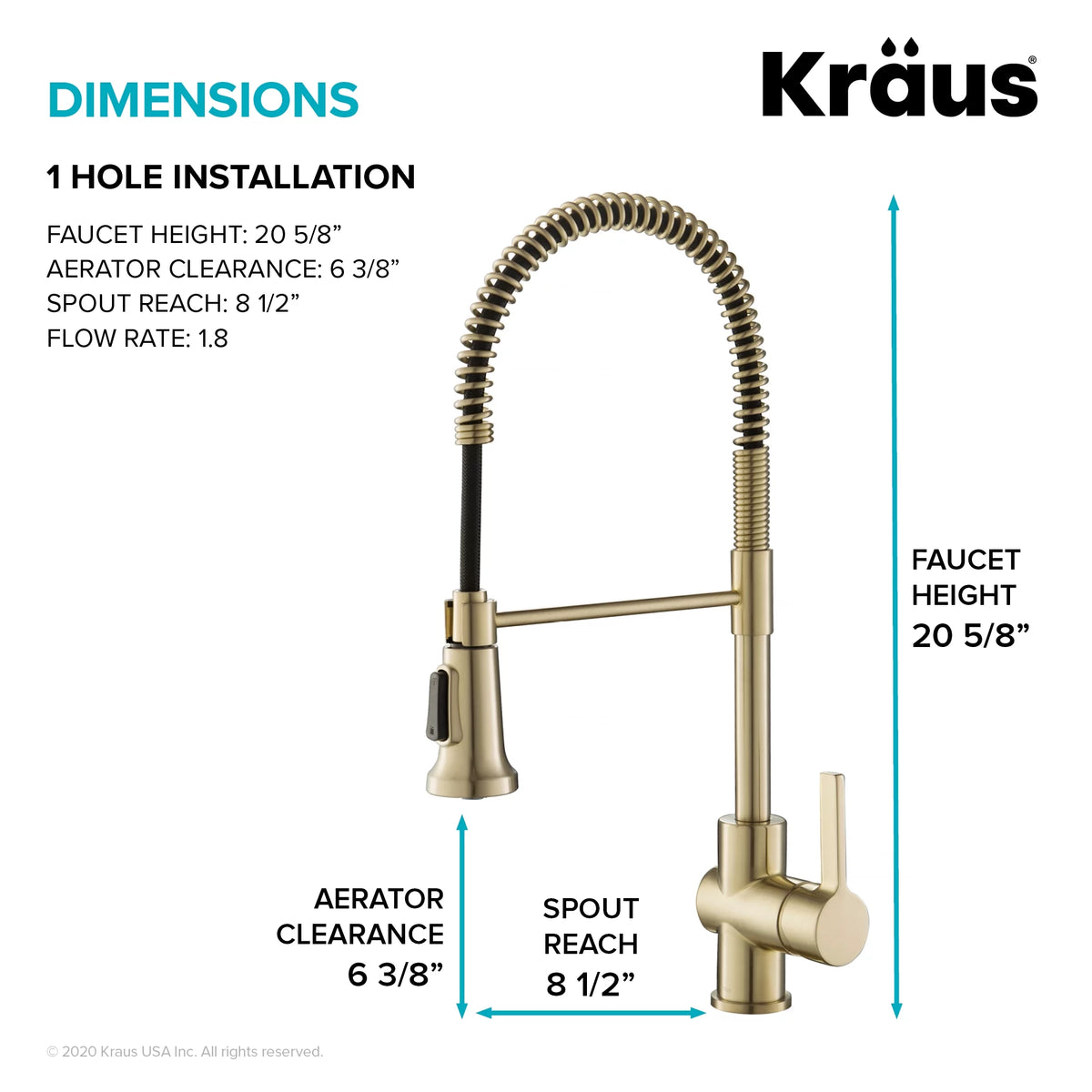 Kitchen Faucet and Water Filter Faucet Combo in Antique Champagne Bronze F3934