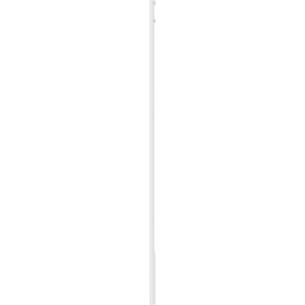 Flat Panel PVC Pilaster with Decorative Capital & Base (Pair) W410