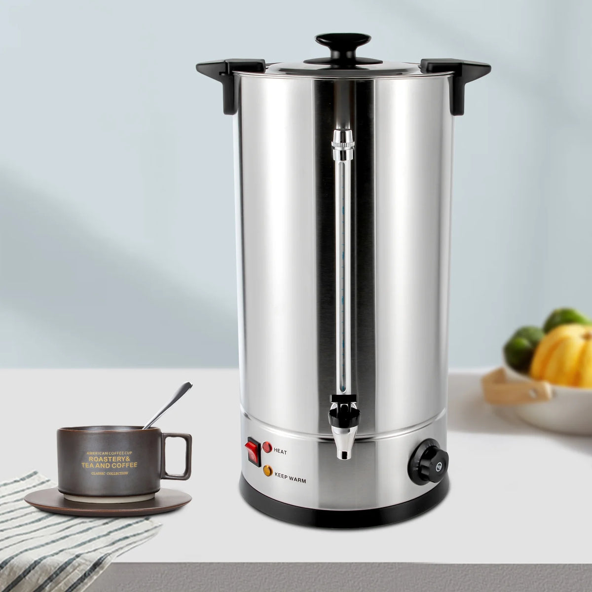 8L Stainless Steel Commercial Coffee Urn T347