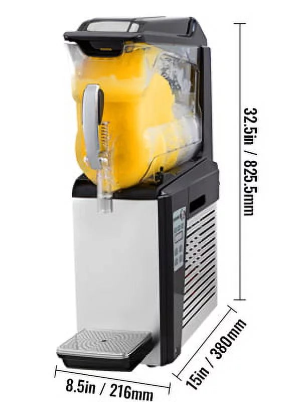 10L Single-Bowl Commercial Slush Frozen Drink Machine W195