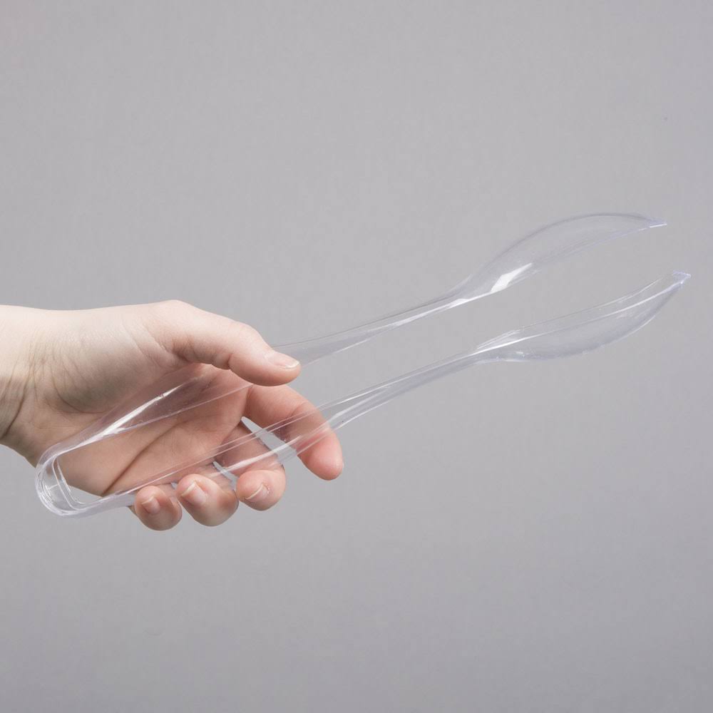 Clear Squeeze Tongs C1076