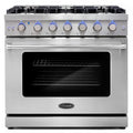 36 6.0 cu. ft. Gas Range with Convection Oven in Stainless Steel A297530