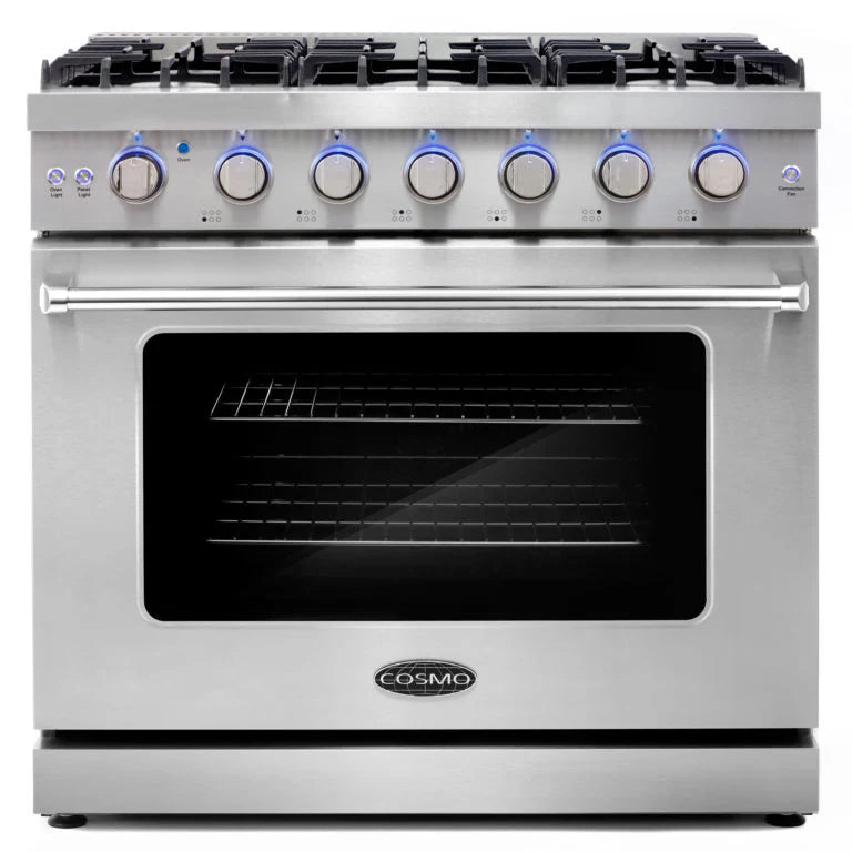 36 6.0 cu. ft. Gas Range with Convection Oven in Stainless Steel A297530