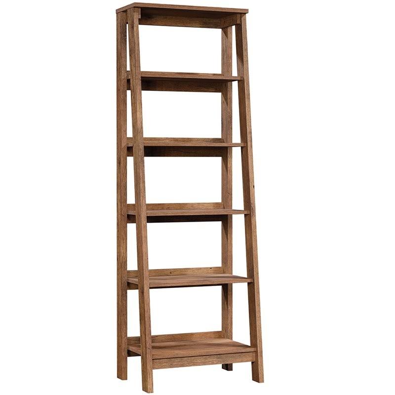 5 Shelf Vintage Oak Bookcase T9005