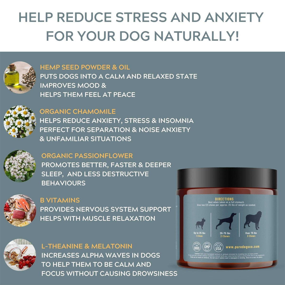 Calming Dog Chews V391