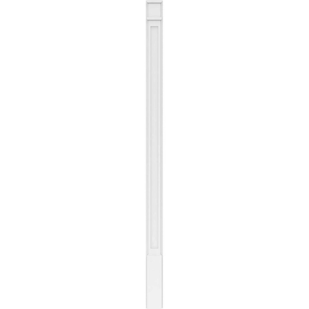 Flat Panel PVC Pilaster with Decorative Capital & Base (Pair) O9563
