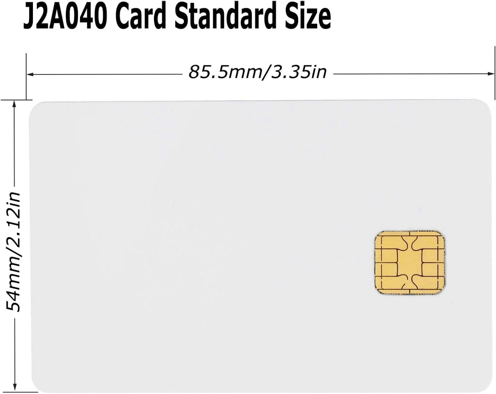 Java Card 80K EEPROM Smart Chip Card with Magnetic Stripe 3 Pack W4653