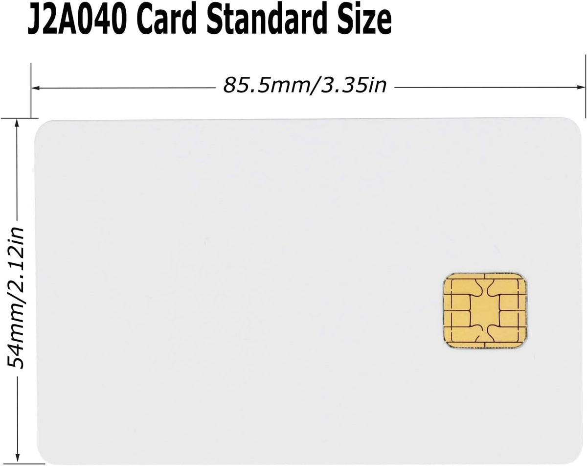 Java Card 80K EEPROM Smart Chip Card with Magnetic Stripe 3 Pack W4653