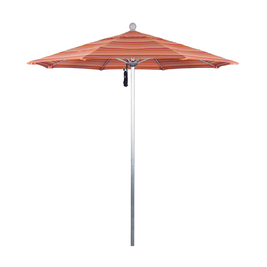 9 Ft Fiberglass Market Umbrella Pulley Open Bronze D6242