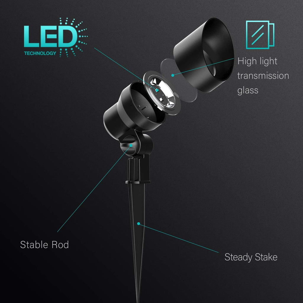 Low Voltage LED Outdoor Landscape Floodlight 8 Pack K56649