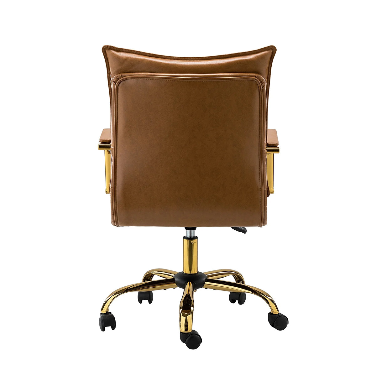 Vegan Leather Tufted Mid Back Task Chair X607295