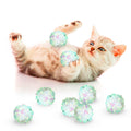Clear Mylar Cat & Ferret Crinkle Balls & Chase Toy U589