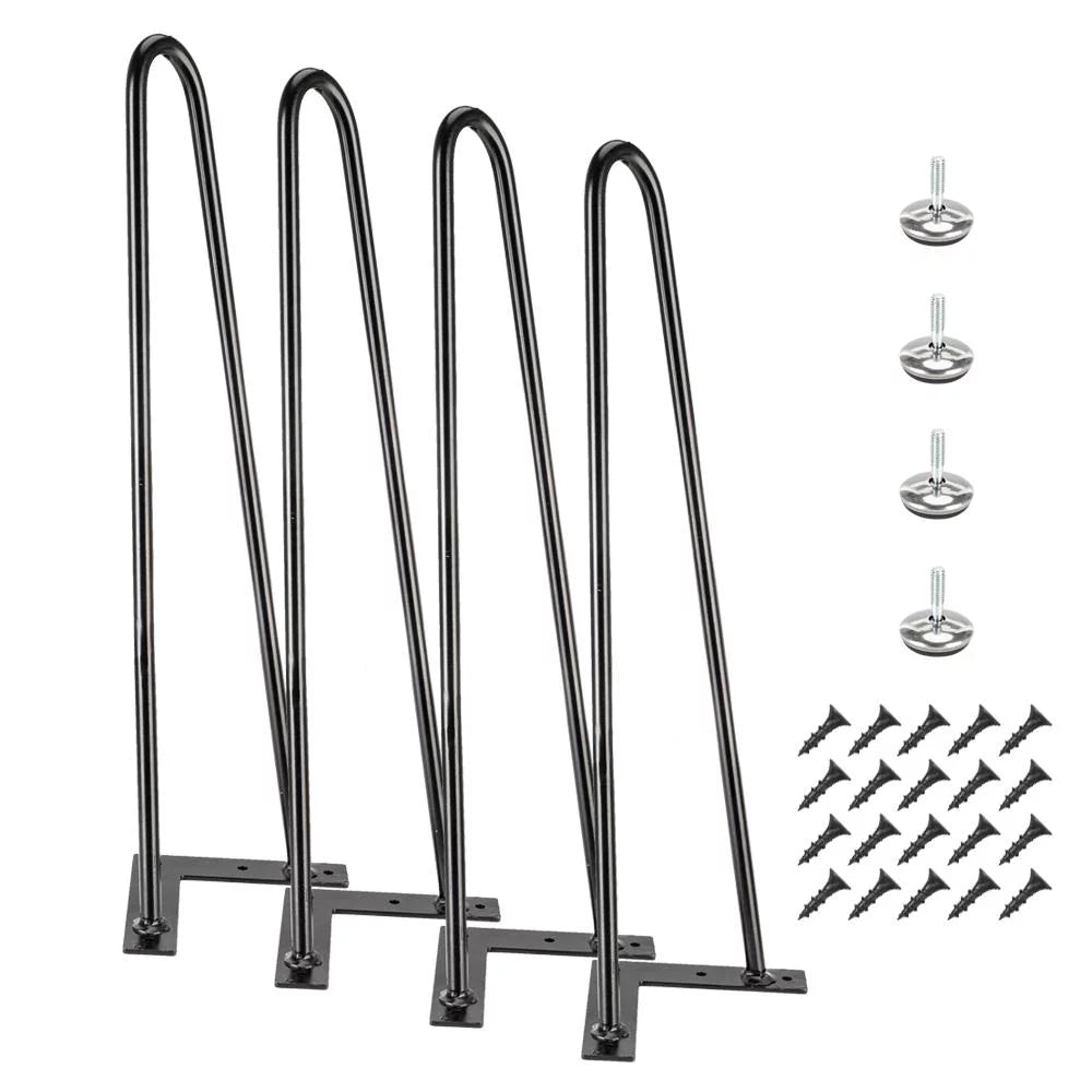 16" Heavy Duty Hairpin Coffee Table Legs Set of 4 D50445