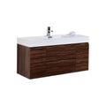 48 in. Wall Mount Walnut Bathroom Vanity W631