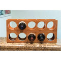 Bamboo 5 Bottle Wine Rack U81364