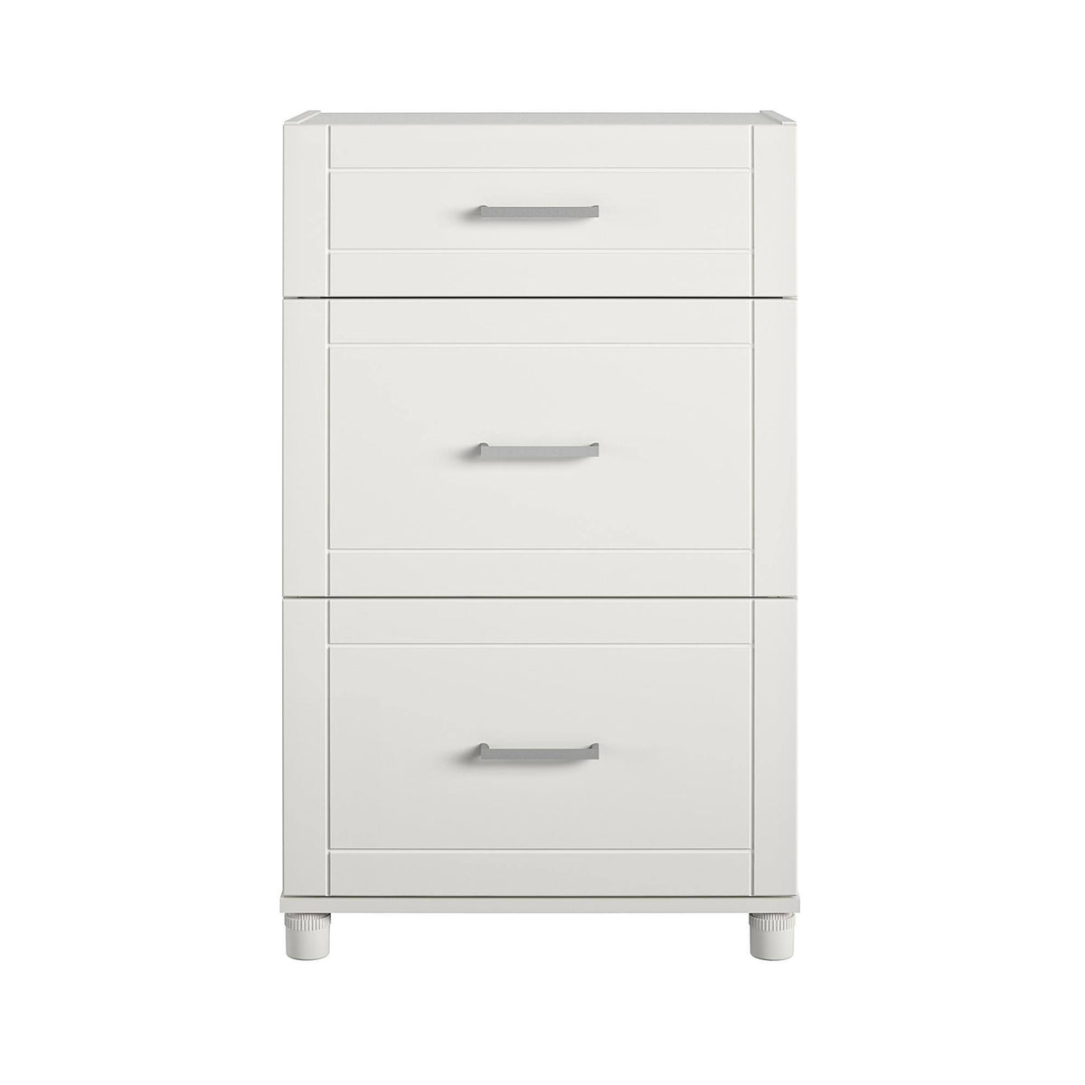 3 Drawer White Base Cabinet Z97411