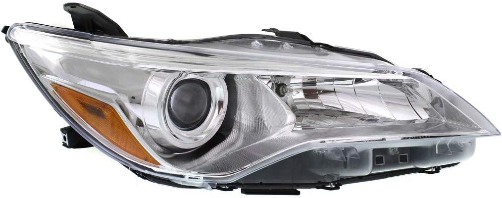 Toyota Camry 2015 Halogen Headlight Assembly Pair W7671