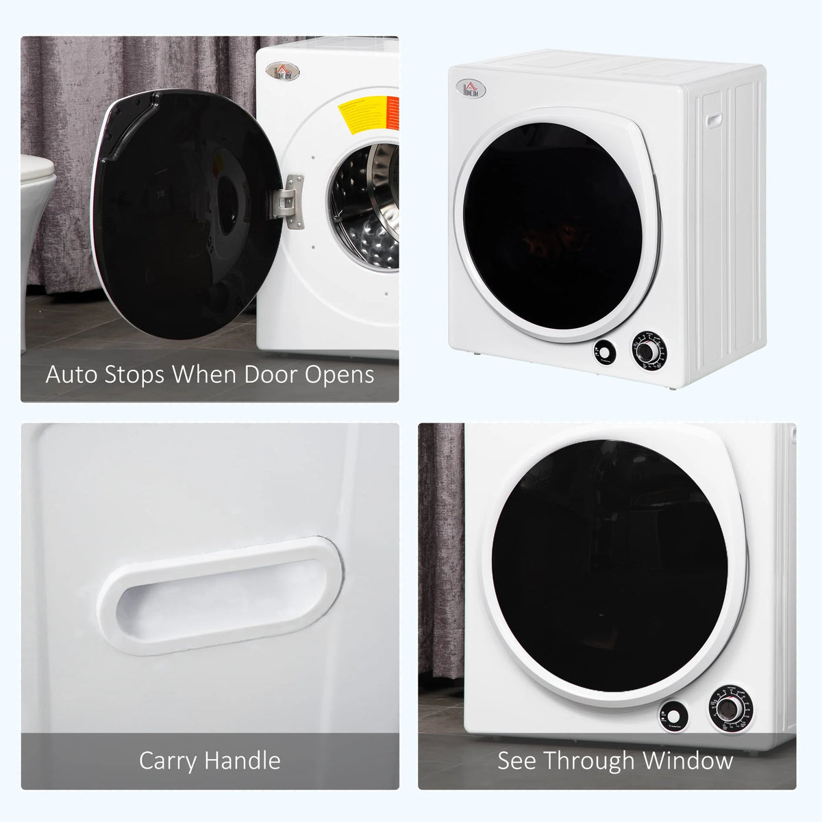 1350W 3.22 Cu. Ft. Portable Clothes Dryer A658880