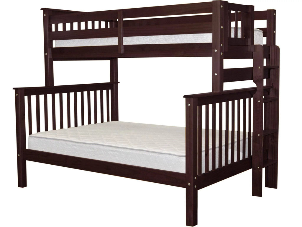 Twin over Full Bunk Beds with End Ladder R48004