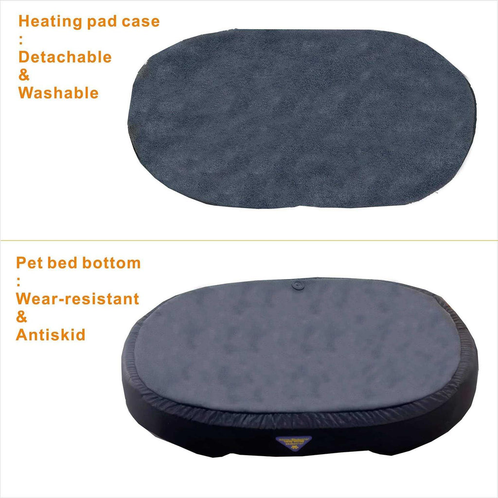Washable Heated Dog Bed N11174