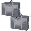 28 Gallon White Storage Totes with Reinforced Handles, 8 Pack E4573
