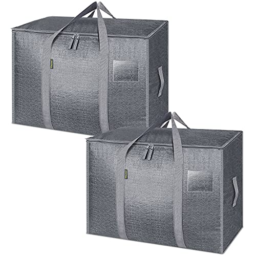 28 Gallon White Storage Totes with Reinforced Handles, 8 Pack E4573