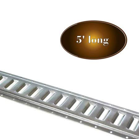 5-ft Galvanized Steel E Track Tie-Down Rail, Pack of 4 I991
