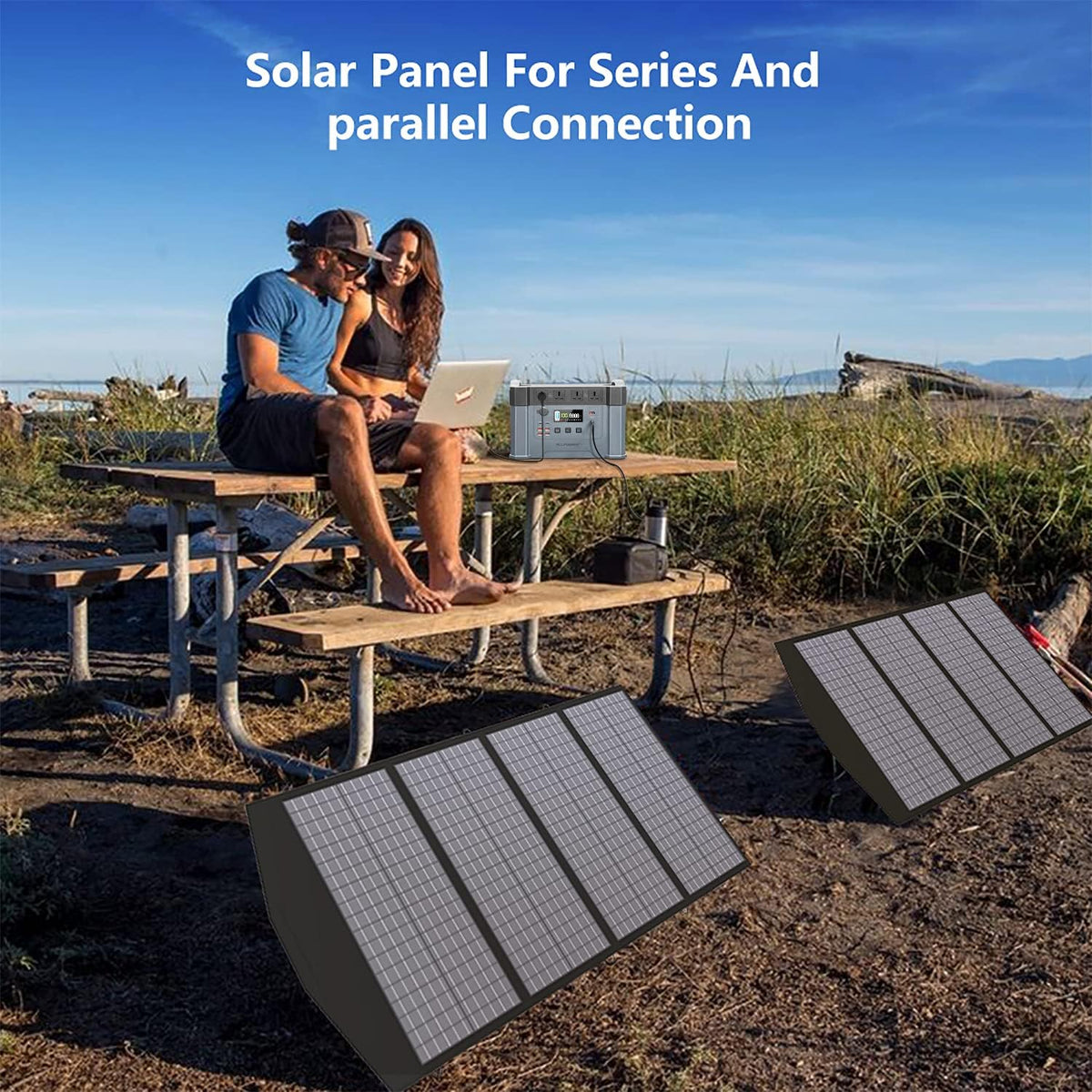 140W Portable Foldable Solar Panel Charger H70576