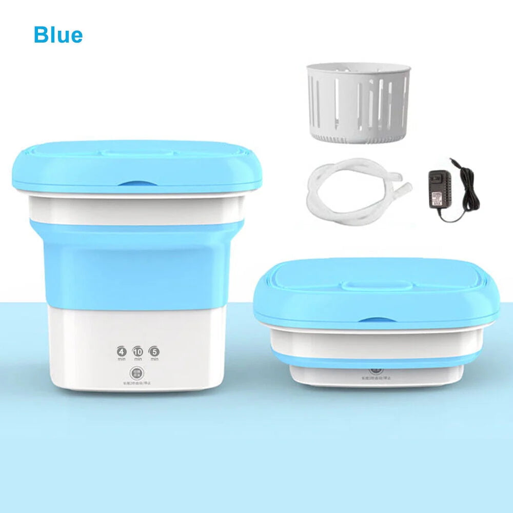 Mini Folding Washing Machine with Dryer Bucket X725