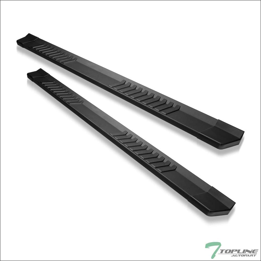 Matte Black Aluminum Running Boards for Extended Cab F49397