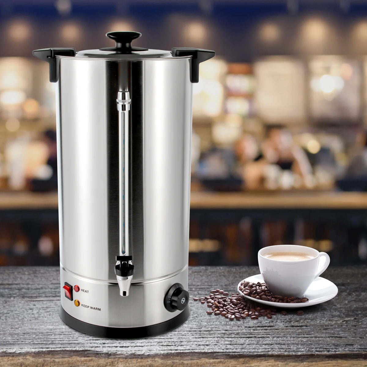 8L Stainless Steel Commercial Coffee Urn T347