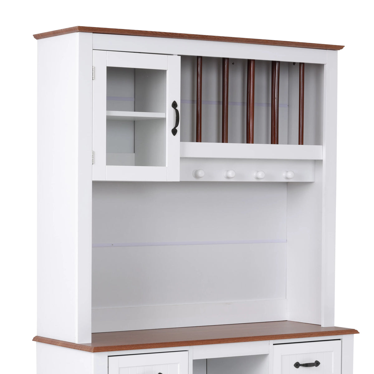Buffet Hutch with Glass Framed Door S2325