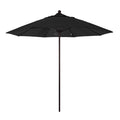9 Ft Fiberglass Market Umbrella Pulley Open Bronze D6242