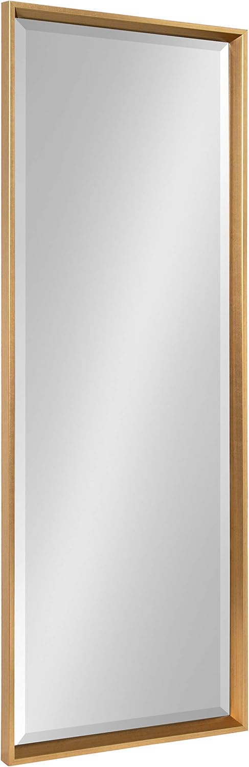 Black Framed Beveled Wall Mirror E818