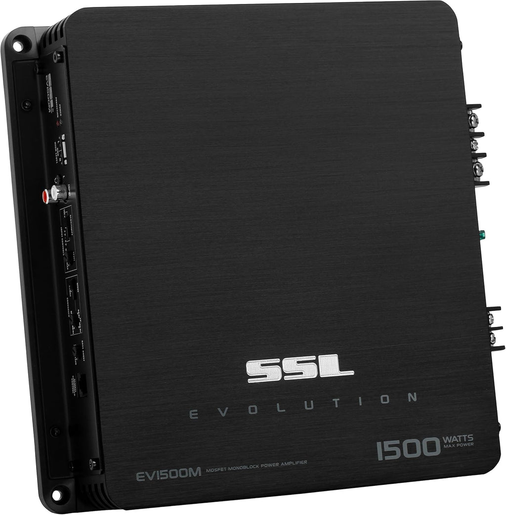 1500 Watt 2 Ohm Monoblock Car Amplifier with Remote Subwoofer Control O881196