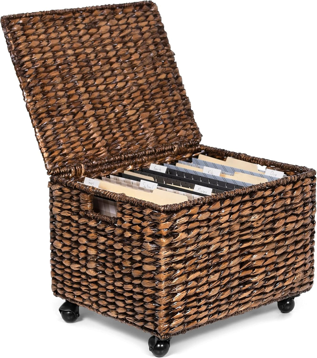 Seagrass Rolling File Cabinet X501105