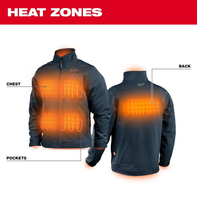 Navy Blue Heated Jacket G53006