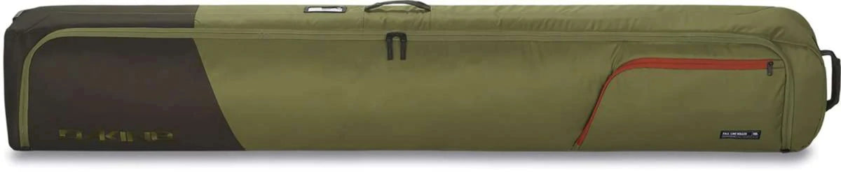 Black Coated Ski Roller Bag Q8457