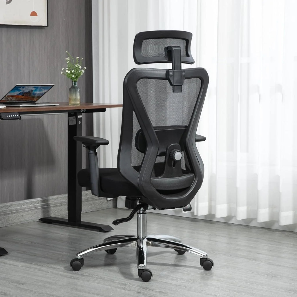 Black Mesh Ergonomic High Back Office Chair with Lumbar Support E880