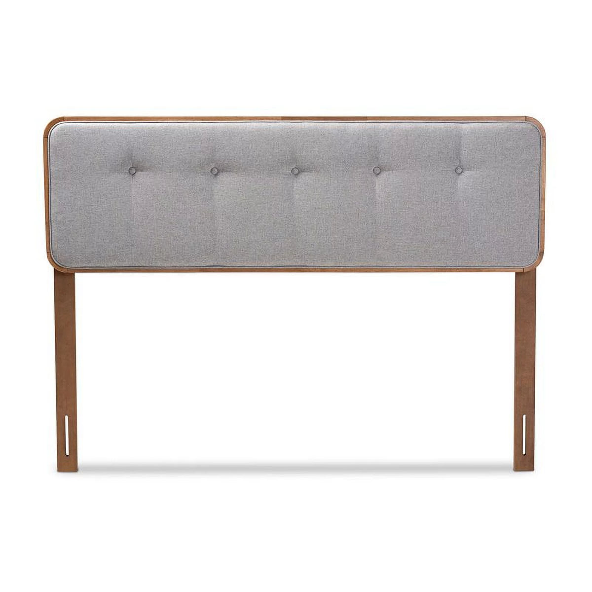Mid-Century Wood Tufted Full Headboard V384