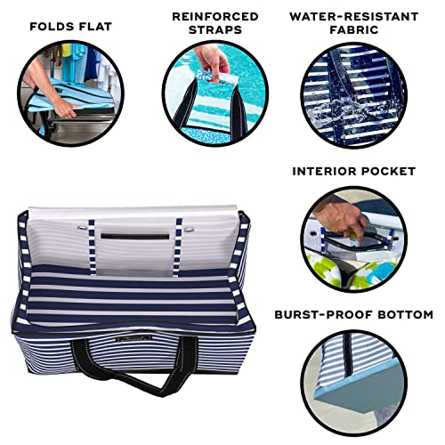 Extra Large Utility Tote Bag with Zipper E84556