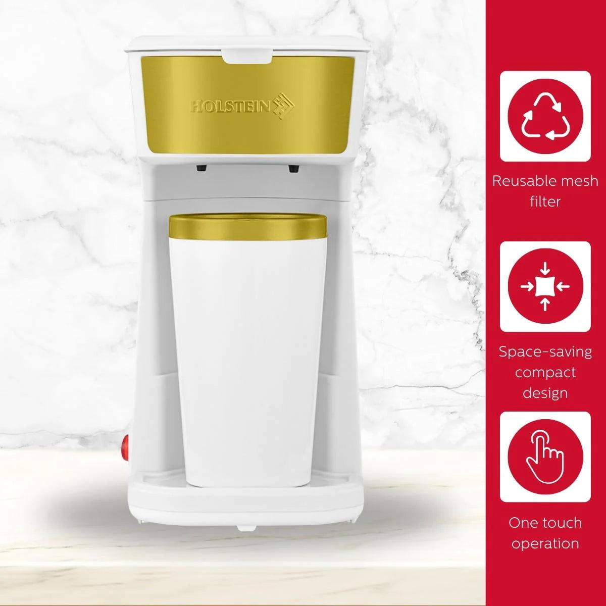 Single Serve Drip Coffee Maker O43022