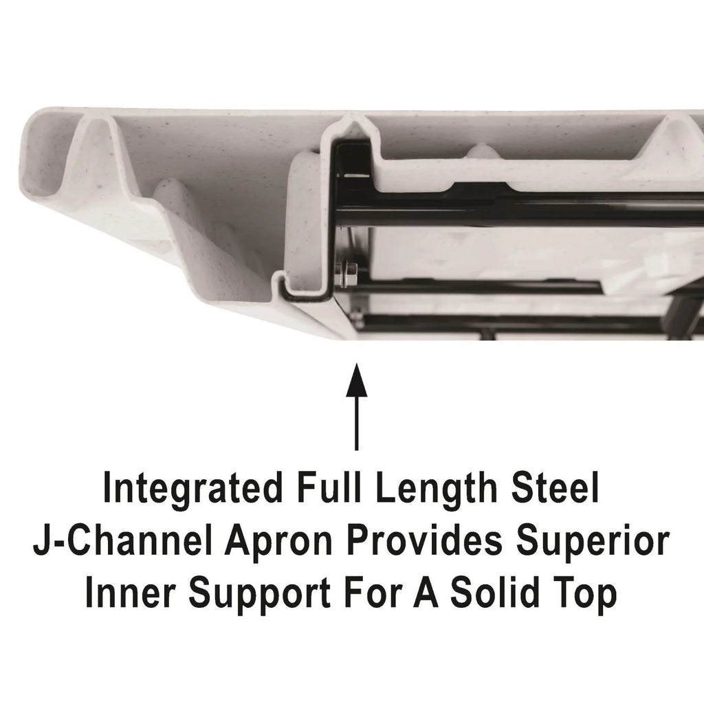 Green Adjustable Height Folding Table L444990