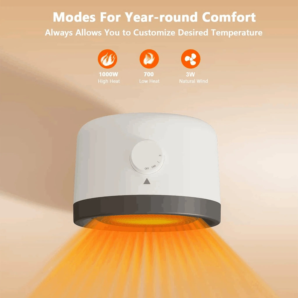 1000W Ceramic Electric Space Heater I502