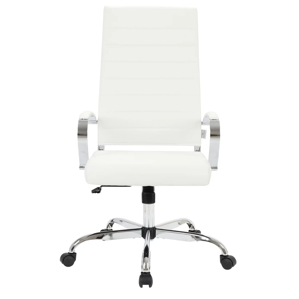 High-Back Leather Office Chair V843