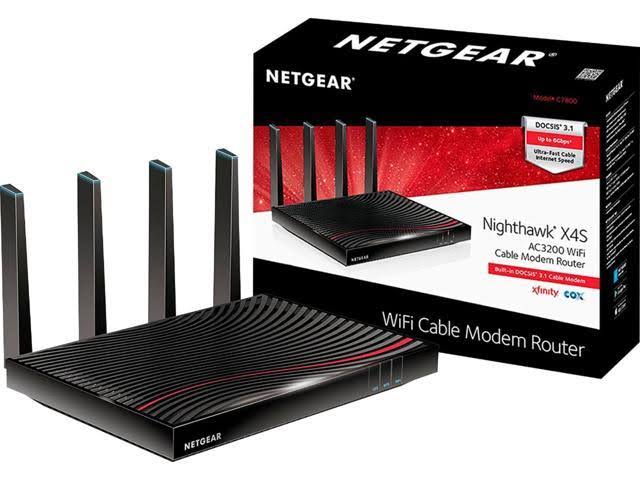Dual-Band Ac3200 Router with Docsis 3.1 Cable Modem I128548
