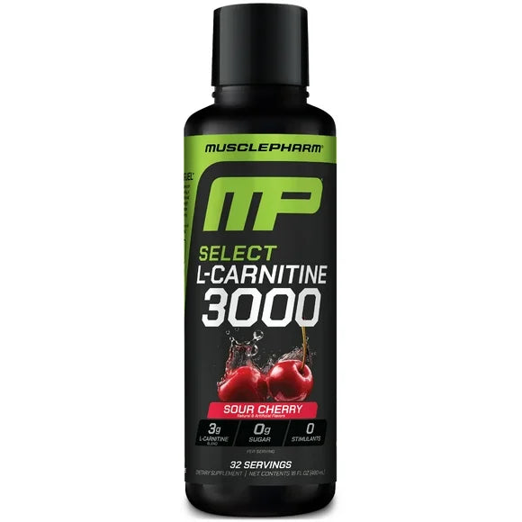 Liquid L Carnitine Supplement Sour Cherry Flavor 32 Servings O345660