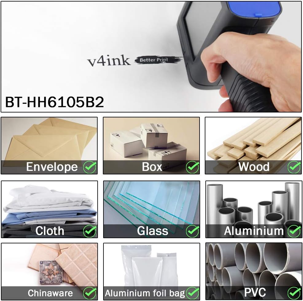 Handheld Printer Portable Labeler with 4.3 Inch HD LED Touch Screen E315
