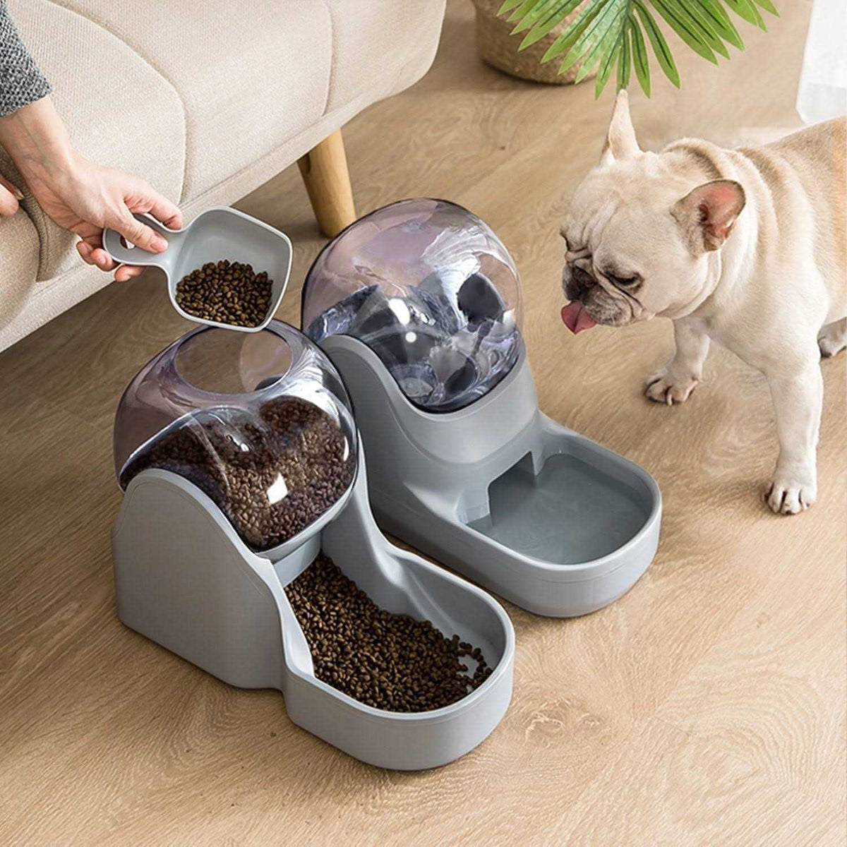 Automatic Dog & Cat Waterer & Feeder Bundle Set S963094